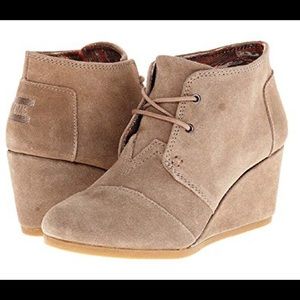 Toms Shoes - TOMS Desert Wedge Bootie Toms Shoes - TOMS Desert Wedge Bootie